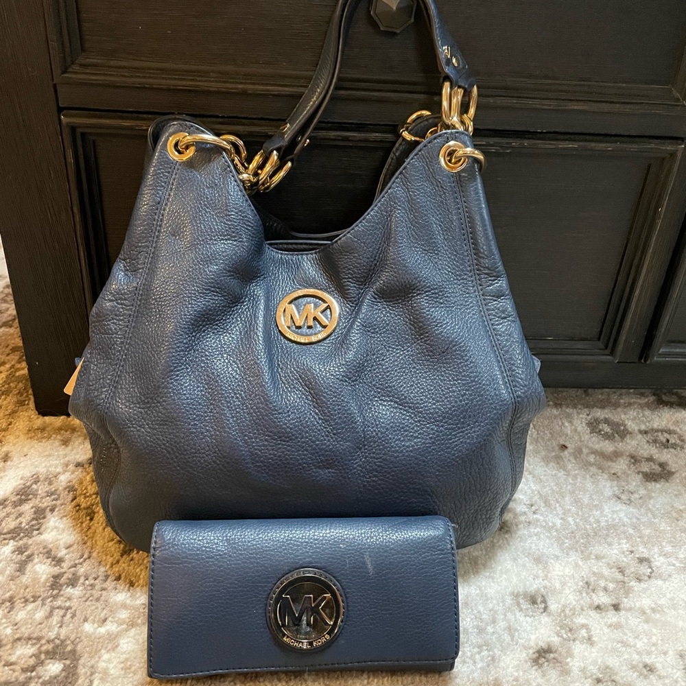 Michael Kors Purse and Wallet Set